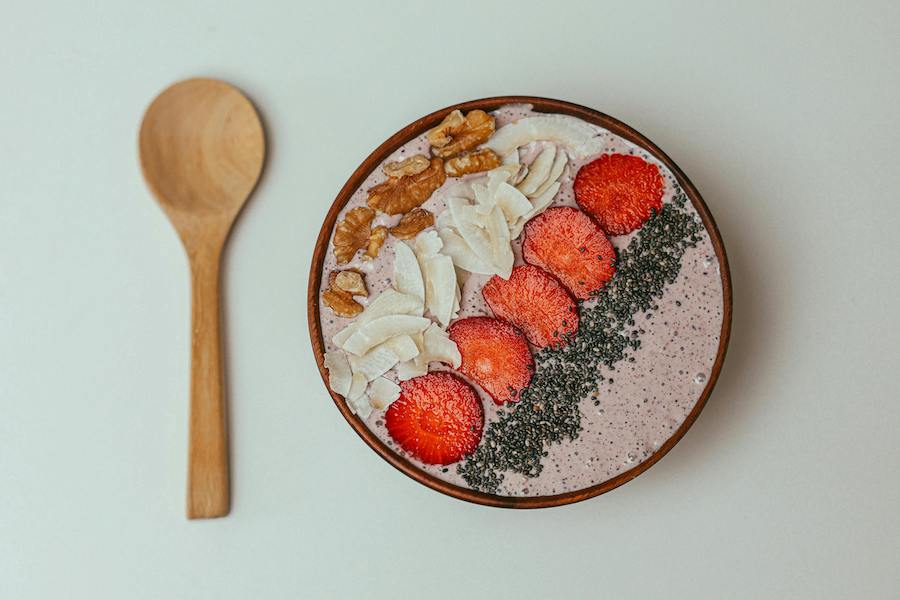 desayuno perder peso chia frutos rojos