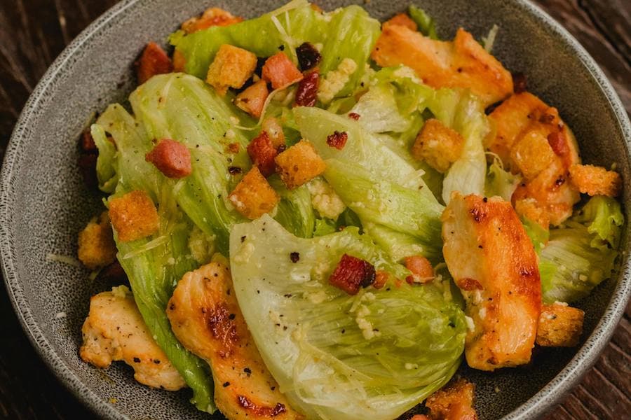 Receta ensalada de pollo a la plancha